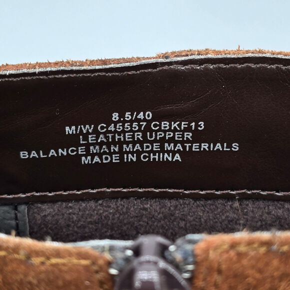 Boc Born Boots Women's 8.5 M Brown Suede Leather Harness Braided Heeled Booties - Picture 8 of 9